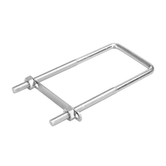Pinnacle M10 Zinc Plated U Bolt Square 180 x 76mm - Secure Fastening Solution - Auzzistore