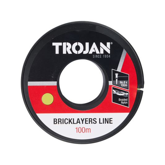 Trojan Brickline - 100m Green No 8 - Durable Nylon for Fencing & Landscaping – view 2 - Auzzistore