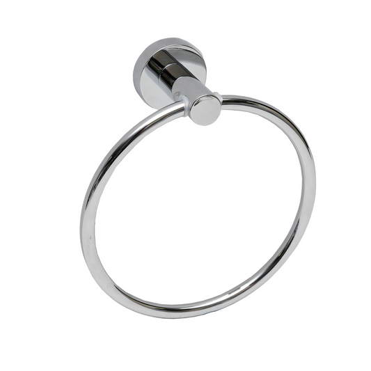 Estilo Chrome Bella Single Towel Ring - 165mm x 165mm x 55mm - Chrome