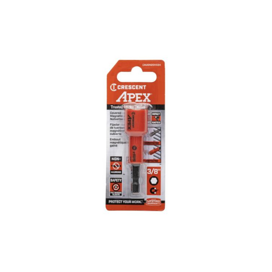 Crescent Apex 3/8" U Guard Covered Magnetic Nutsetter - Durable - 47mm x 118mm – view 2 - Auzzistore