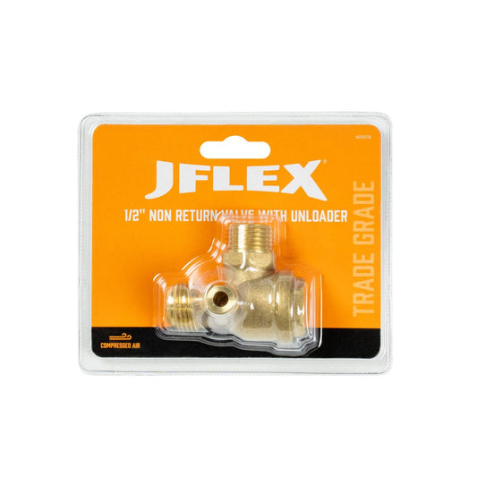 Jflex 1/2" Non Return Valve with Unloader - Brass - Durable & Corrosion-Resistant – view 2 - Auzzistore