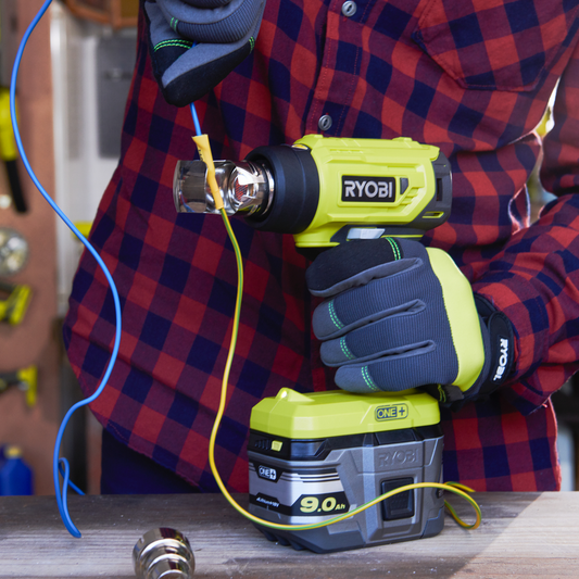 Ryobi 18V ONE+ Heat Gun Skin Only - Compact - 460°C - 4 Nozzles - LED Worklight – view 2 - Auzzistore