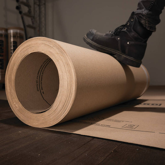 Ramboard Temporary Floor Protection - 38" x 100' - Flex-Fiber - Pre-Taped – view 2 - Auzzistore
