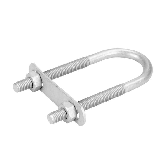 Pinnacle Galvanised Double U Bolt - M8 x 95 x 34mm - Corrosion Resistant - Auzzistore
