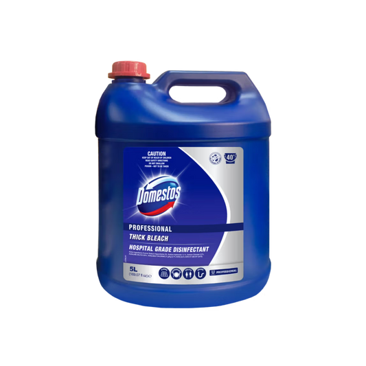 Domestos Professional Thick Bleach - 5L - Effective Disinfection & Cleaning