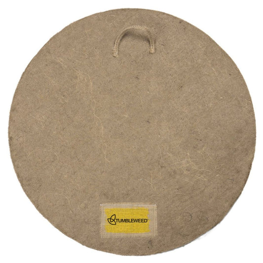 Tumbleweed Round Compost Blanket - Coconut Jute Fiber - Moisture Retention - Auzzistore