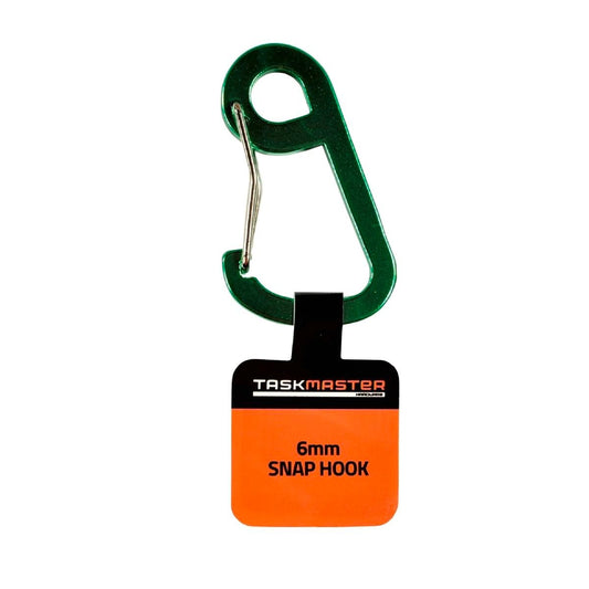 Taskmaster 6mm Aluminium Carabiner - Eyelet - Durable - Lightweight - Auzzistore