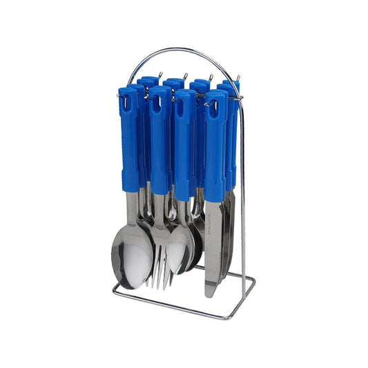 All Set 16 Piece Stainless Steel Cutlery Set - Outdoor Dining - 128mm x 248mm