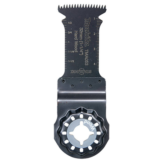 Makita 32mm Multitool Plunge Cut S Blade B 64870 - Precision Cutting - Silver - Auzzistore