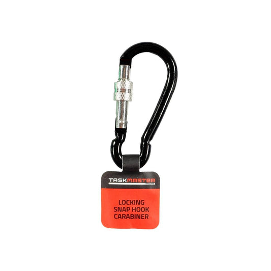 Taskmaster Aluminium Carabiner - 39mm Locking - Durable Rigging Tool - Auzzistore