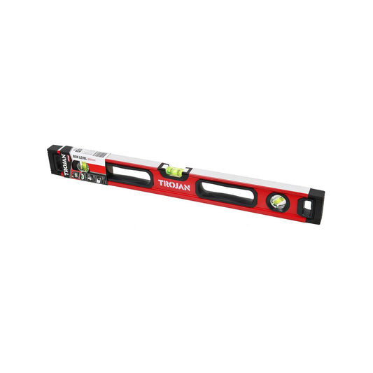 Trojan 600mm Box Level - Aluminium - High Visibility - Shock-Protecting Caps – view 2 - Auzzistore