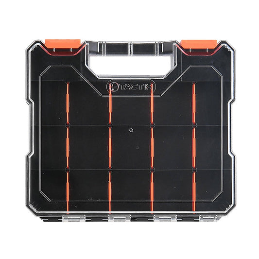 Tactix 315mm Double Sided Organiser - Trade Grade - Removable Dividers - Clear Lid – view 2 - Auzzistore