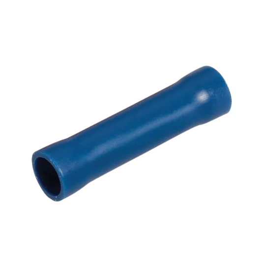Narva 4mm Blue Butt Splice Cable Joiner 100 Pack Flared Vinyl Insulated – view 2 - Auzzistore