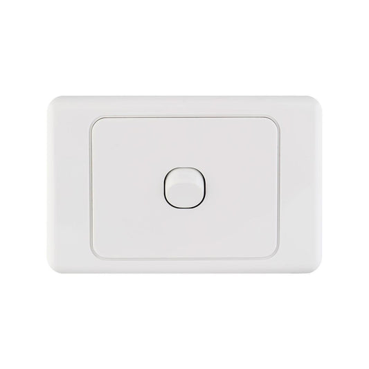 Deta White Single Switch - 10 Pack - Polycarbonate - 2 Way - Durable - Auzzistore