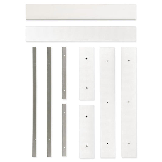 Kaboodle 600mm Egg White Oven Tower Pack MDF Vinyl Durable Finish - Auzzistore
