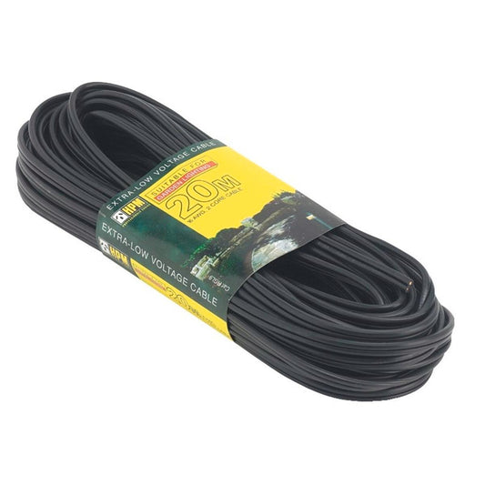 HPM Garden Lighting Cable - 20m - 1.3mm² Plastic Coated - Standard Duty