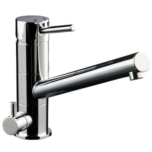Aquaport Filtered Water Sink Mixer - 3 Way - Chrome - Reduces Clutter