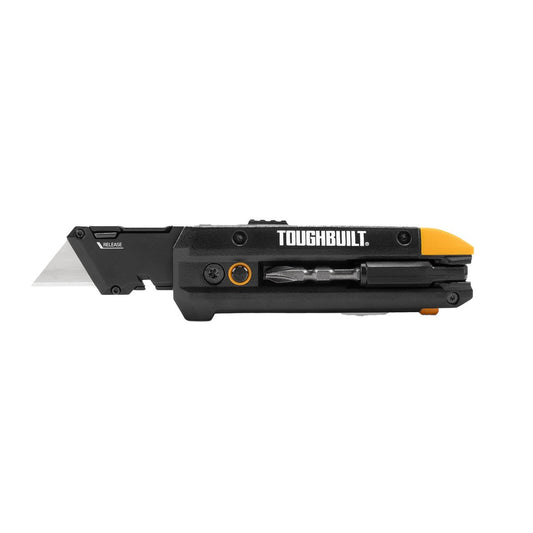 Toughbuilt Electrician's Folding Utility Knife - 5-in-1 Tool - 169mm x 46mm x 26mm – view 2 - Auzzistore