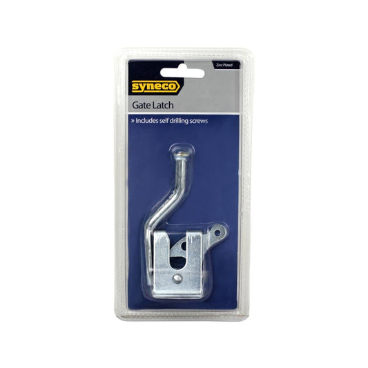 Syneco Zinc Plated Gate Latch - 35mm Steel - Improved Security Functionality - Auzzistore