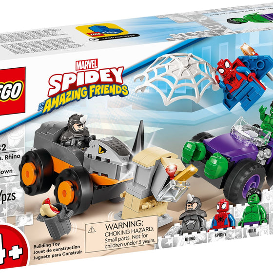 LEGO 10782 Hulk vs. Rhino Truck Showdown: Spidey & Friends - Auzzistore