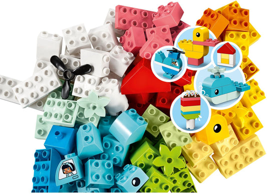 LEGO 10909 DUPLO Classic Brick Box 80pc Creative Building Toy Toddlers 1.5+ – view 2 - Auzzistore