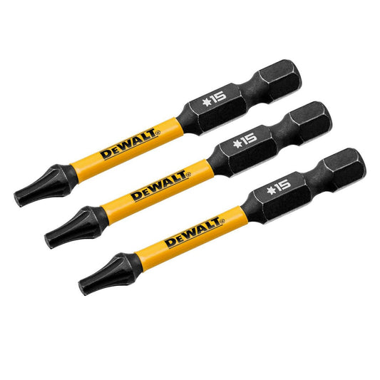 Dewalt Flextorq Screwdriver Bit - TX15 - 57mm - 3 Pack - Durable & Impact-Ready – view 2 - Auzzistore