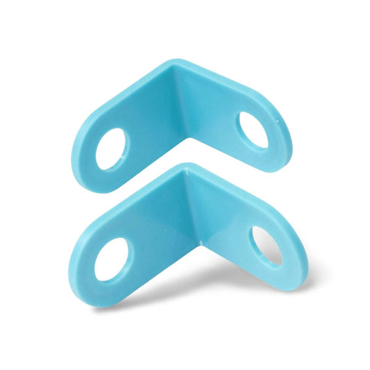 I Create L Shape Brackets 4 Pack - 50mm x 50mm - Blue - Corner Support – view 2