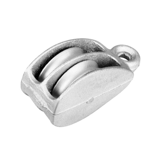 Pinnacle 50mm Galvanised Double Awning Pulley - 200kg Load Capacity - Durable - Auzzistore