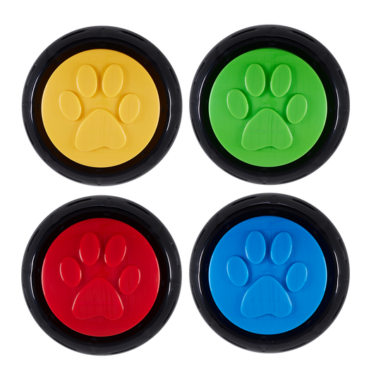 Happy Tails Pet Talking Starter Kit - 4 Recordable Buttons - 80mm x 35mm x 80mm – view 2 - Auzzistore
