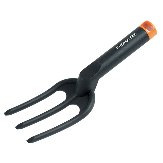 Fiskars Nyglass Garden Fork - Lightweight - Durable Nyglass - 3 Tines - Auzzistore