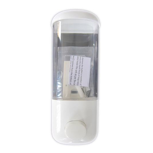 Handi Homes Liquid Dispenser - Single Compartment - 500ml - White/Clear