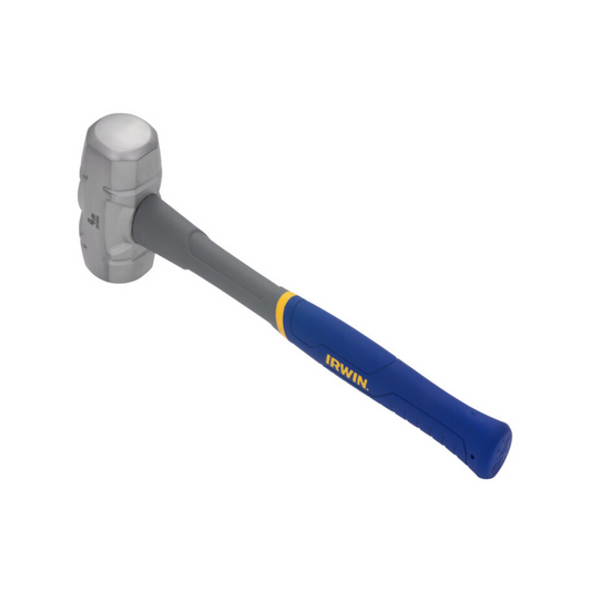 Irwin 4lb Sledge Hammer - Forged Steel Head - Fibreglass Core - Lightweight – view 2 - Auzzistore