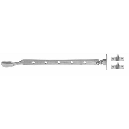 Delf Casement Stay 250mm Satin Chrome - Durable - Easy To Install - Auzzistore