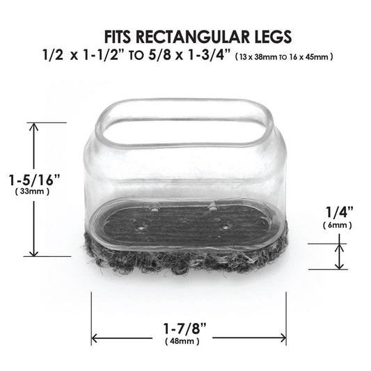 Slipstick Outdoor Berber Clear Sleeve 16x44mm - 16 Pack - Floor Protection – view 2 - Auzzistore