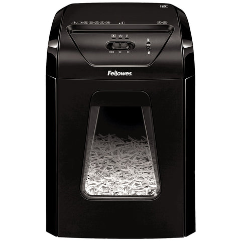 Fellowes Powershred 12C Cross-Cut Shredder - Auzzistore