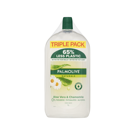 Palmolive Aloe Vera Chamomile Hand Wash 1L 3-Pack - pH Balanced, Moisturising – view 2