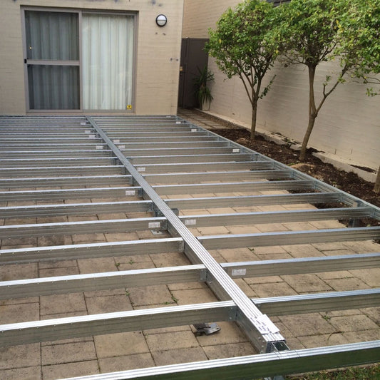 Boxspan 250mm Galvanised Framing Bracket - Z450 Steel - Termite & Fire Resistant – view 2 - Auzzistore