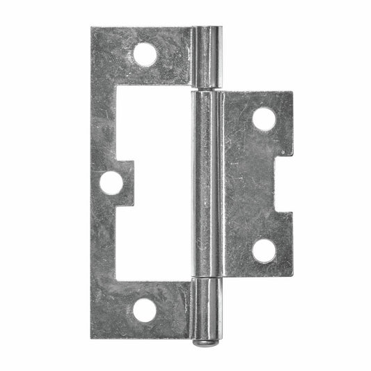 Pinnacle Fixed Pin Hinge - 100mm - Zinc Plated - 2 Pack - Corrosion Resistant