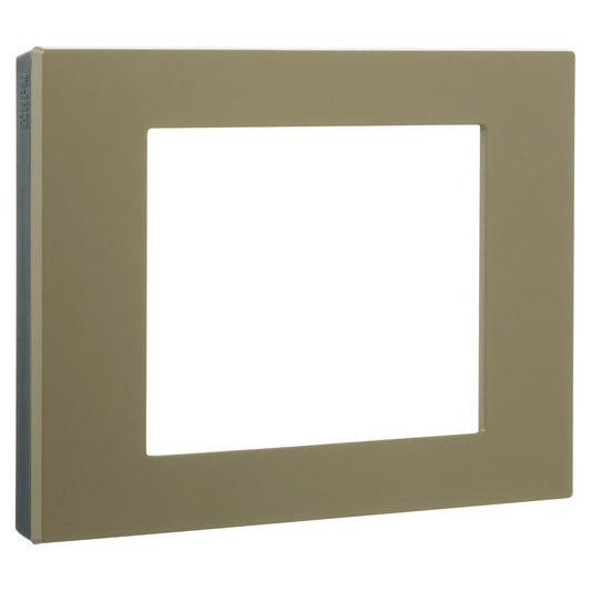 Hpm Vivo Coverplate Khaki - 118mm x 85mm - Durable Plastic - Easy Installation - Auzzistore