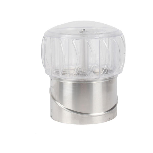 Bradford Turbobeam 250mm Clear Roof Vent UV Stable Polymer Energy Free - Auzzistore