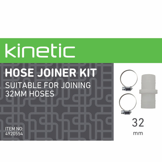 Kinetic 32mm Hose Joiner Kit - Polypropylene Carbon Steel - Reliable Connection – view 2 - Auzzistore