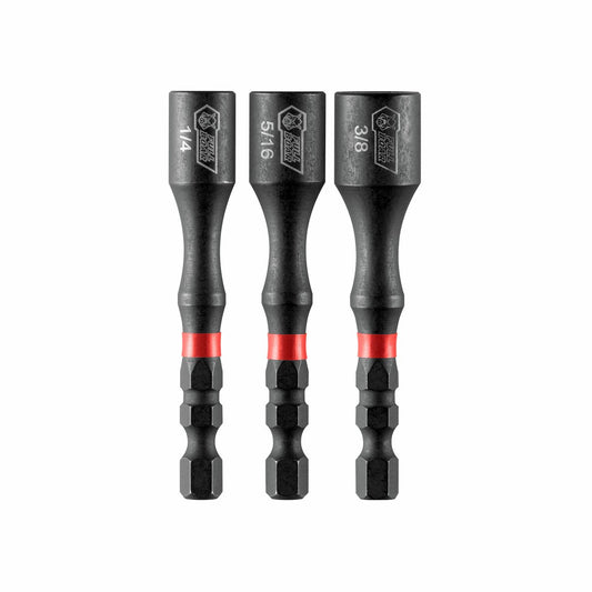 Full Boar Magnetic Impact Nut Setter - 3 Piece - S2 Steel - Strong Magnet – view 2 - Auzzistore