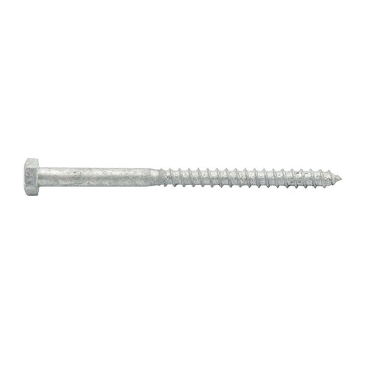 Zenith M8 x 120mm Hot Dipped Galvanised Hex Head Coach Screw Each - Auzzistore