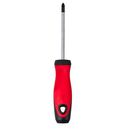 Trojan 100mm No 2 Phillips Screwdriver - Red and Black - Magnetic Tip – view 2