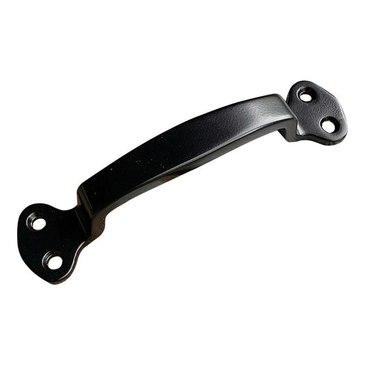 Goliath 210mm Matt Black Metal Pull Handle - Steel - Corrosion Resistant - Auzzistore
