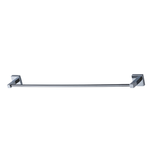 Estilo Chrome Lille Single Towel Rail - 900mm - Rust-Resistant Zinc Alloy