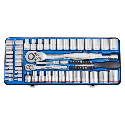 Kincrome Socket Set - 69 Piece - Chrome Vanadium Steel - Metric & Imperial – view 2 - Auzzistore