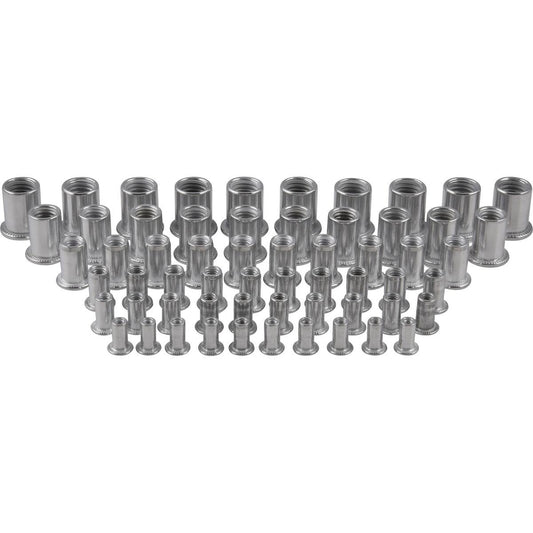 Kincrome M6 Rivnut Set - 20 Piece - Zinc Coated Steel - Secure Threads - Auzzistore