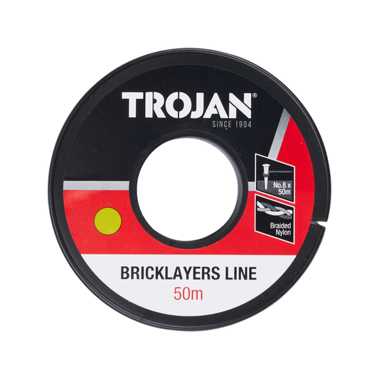 Trojan 50m No 8 Brickline - Green Nylon Marking Line - Durable & High Visibility – view 2 - Auzzistore
