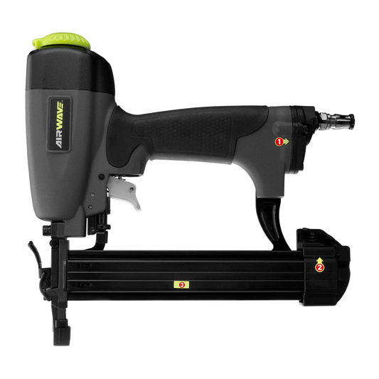 Ryobi Airwave C1 Series Air Brad Nailer - 18 Gauge - 15-32mm - 100 Nail Capacity – view 2 - Auzzistore